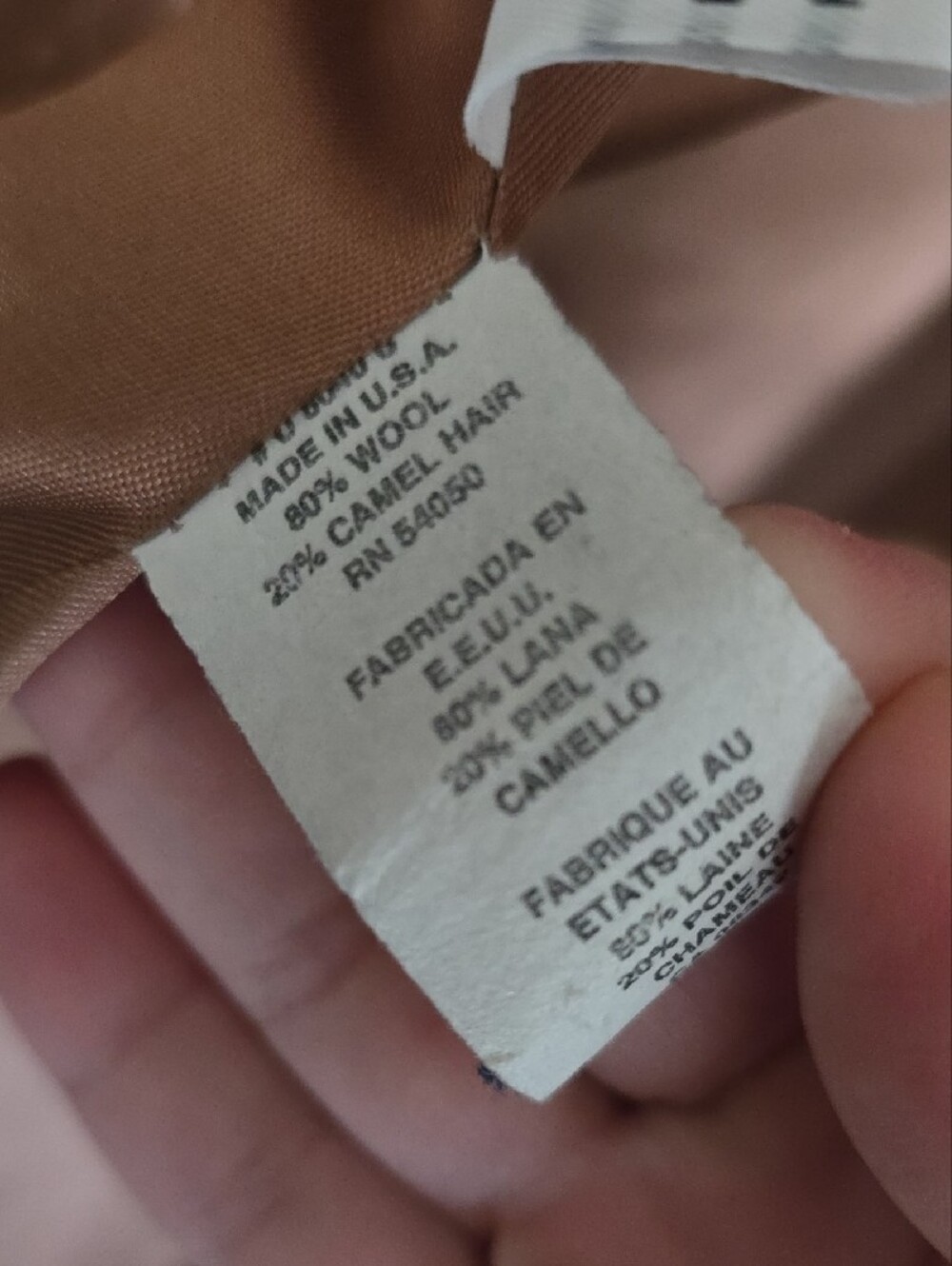 Vintage Ralph Lauren Single-Breasted Wool And Camel Blazer - Picture 3 of 10